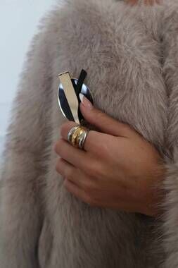 NEW CHANSUTTPEARLS the monroe ring in silver